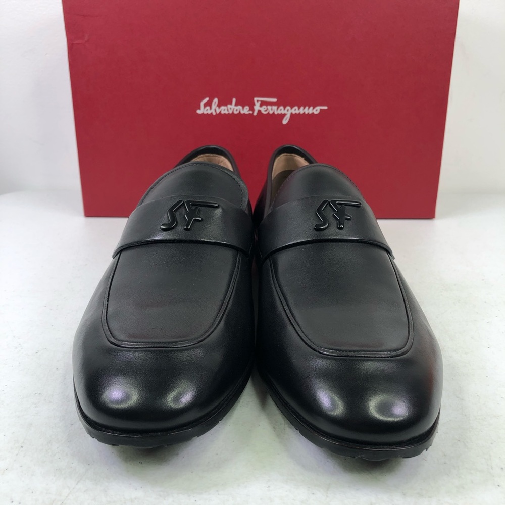 Salvatore Ferragamo Silas Calfskin Leather Shoes - Picture 4 of 9